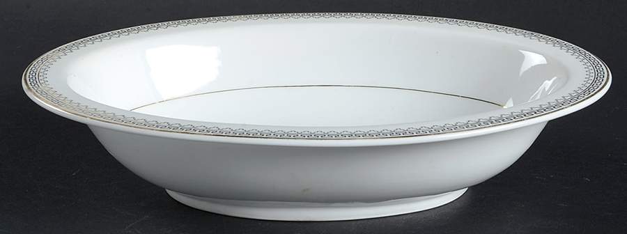 Grecian 10" Oval Vegetable Bowl by Thun-1