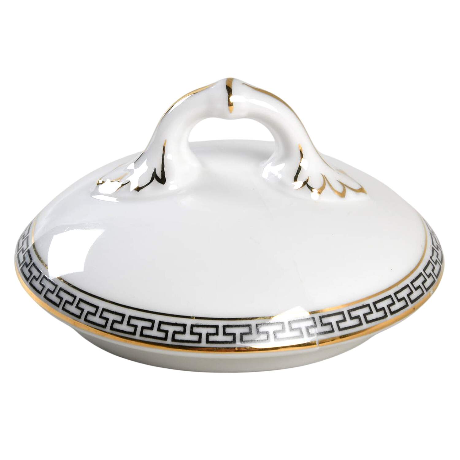 Greek Key Lid for Sugar Bowl by Thun-1