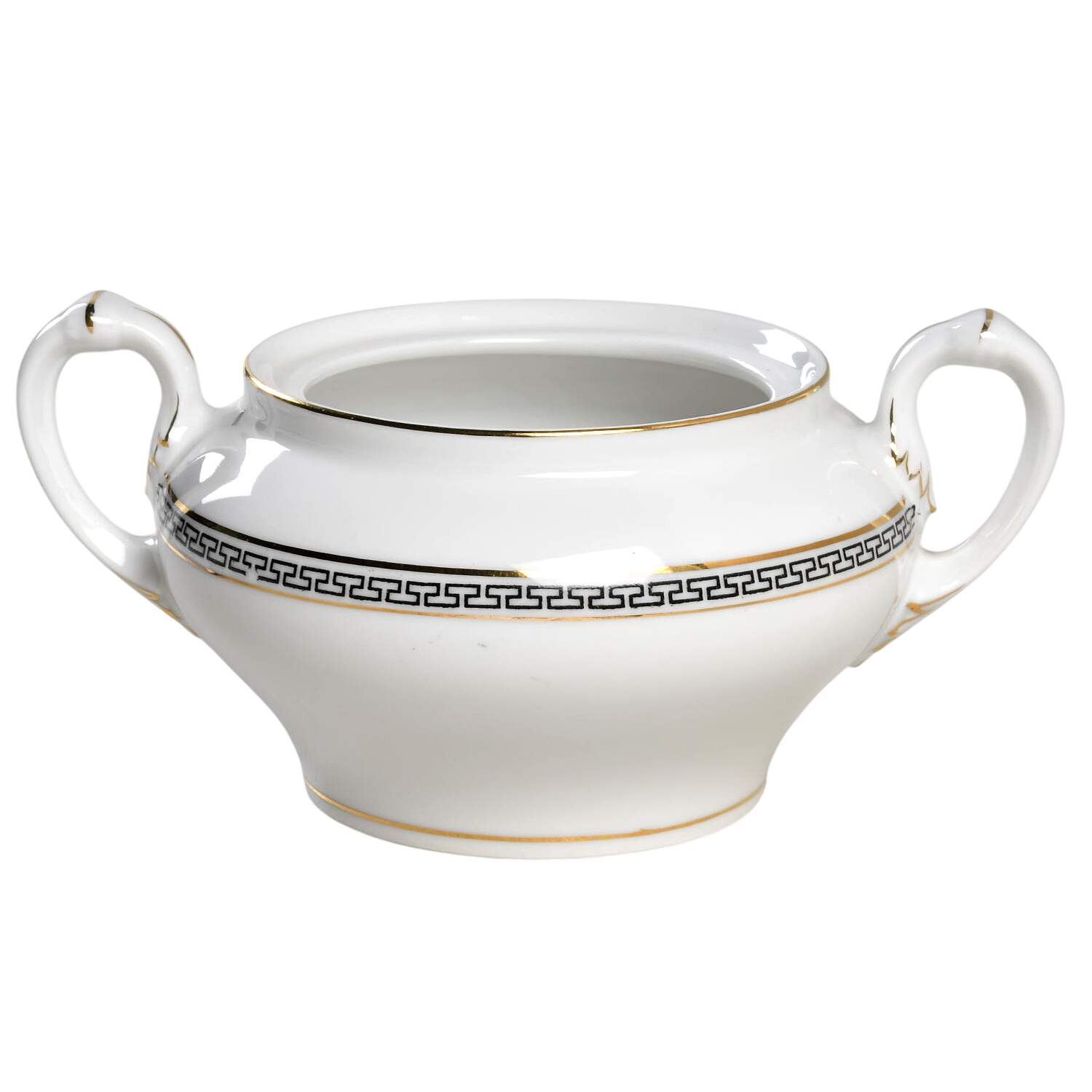 Greek Key Sugar Bowl No Lid by Thun-1