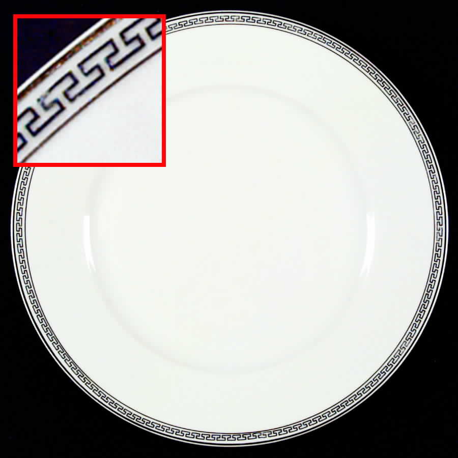 Greek Key Dinner Plate by Thun-1