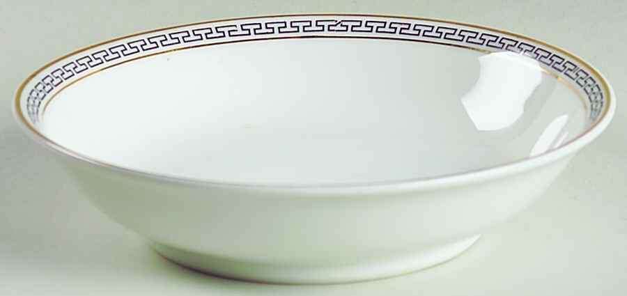 Greek Key Fruit/Dessert (Sauce) Bowl by Thun-1