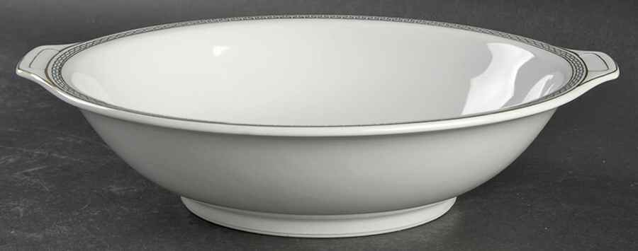 Greek Key 10" Round Vegetable Bowl by Thun-1