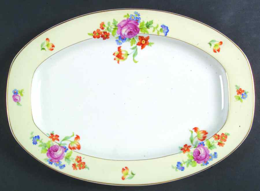Lexington 14" Oval Serving Platter by Thun-1