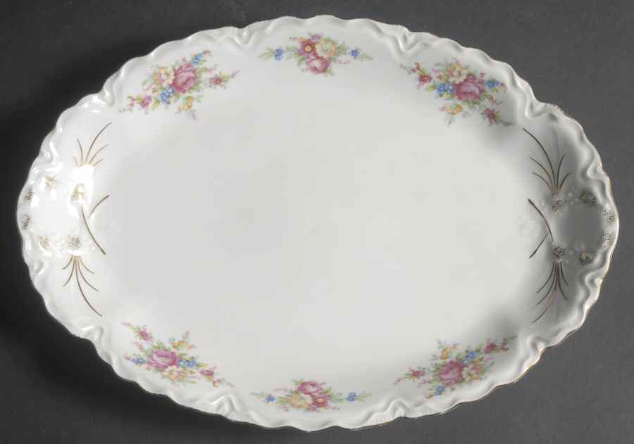 Marmora 11" Oval Serving Platter by Thun-1