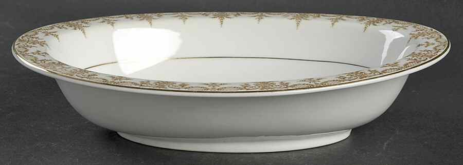 The Marquis 10" Oval Vegetable Bowl by Thun-1
