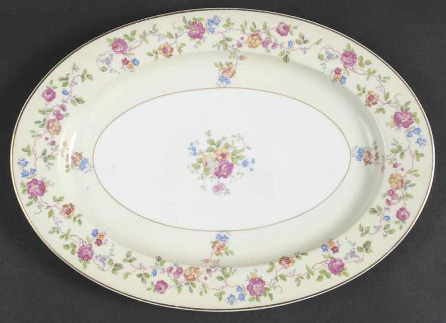 Mayflower 12" Oval Serving Platter by Thun-1