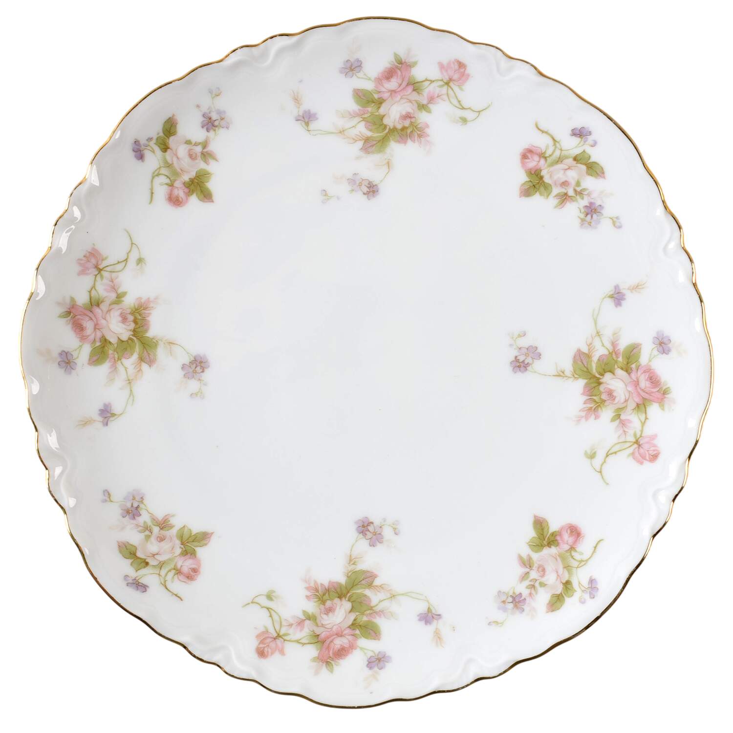 Moss Rose Coupe Salad Plate by Thun-1