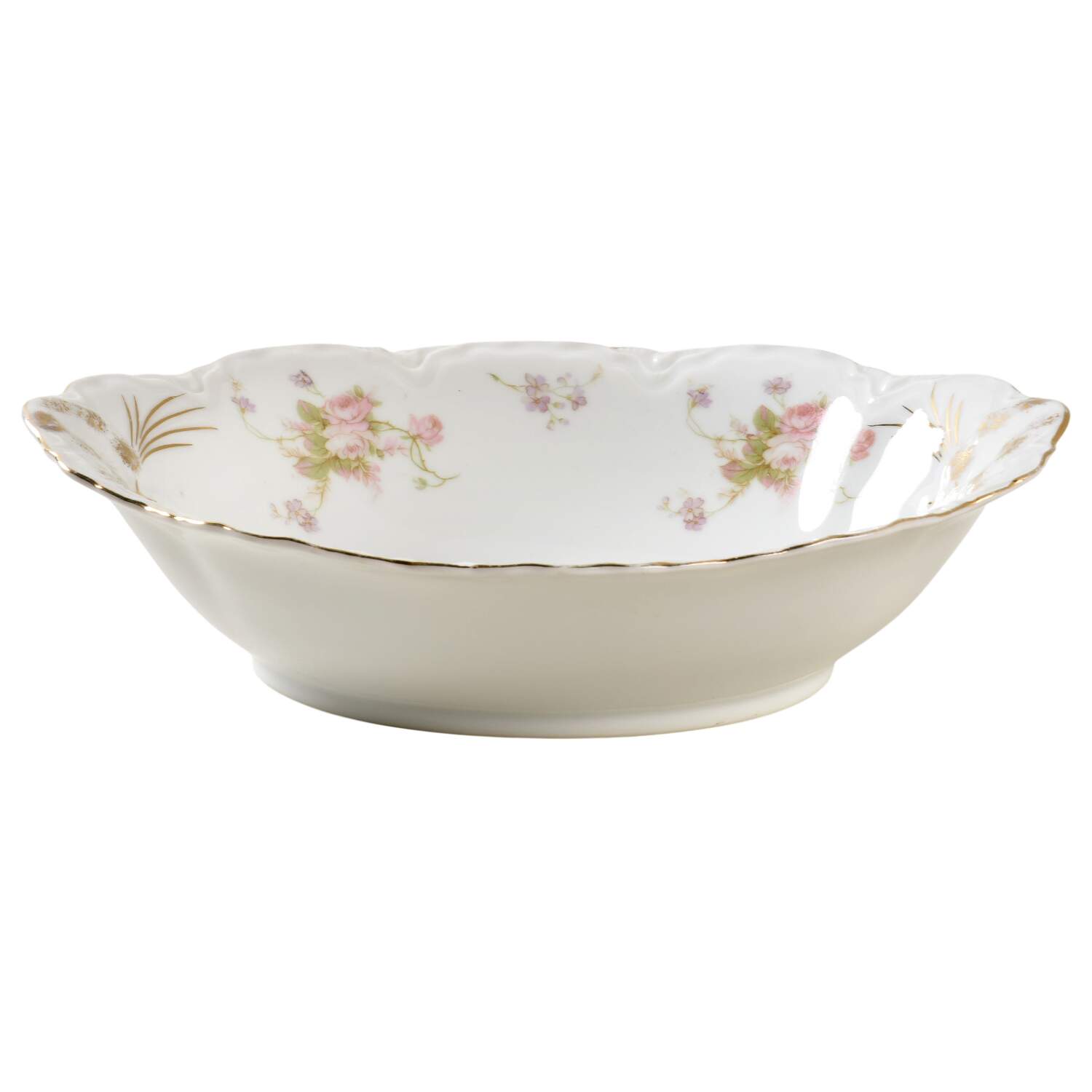 Moss Rose 9" Oval Vegetable Bowl by Thun-1
