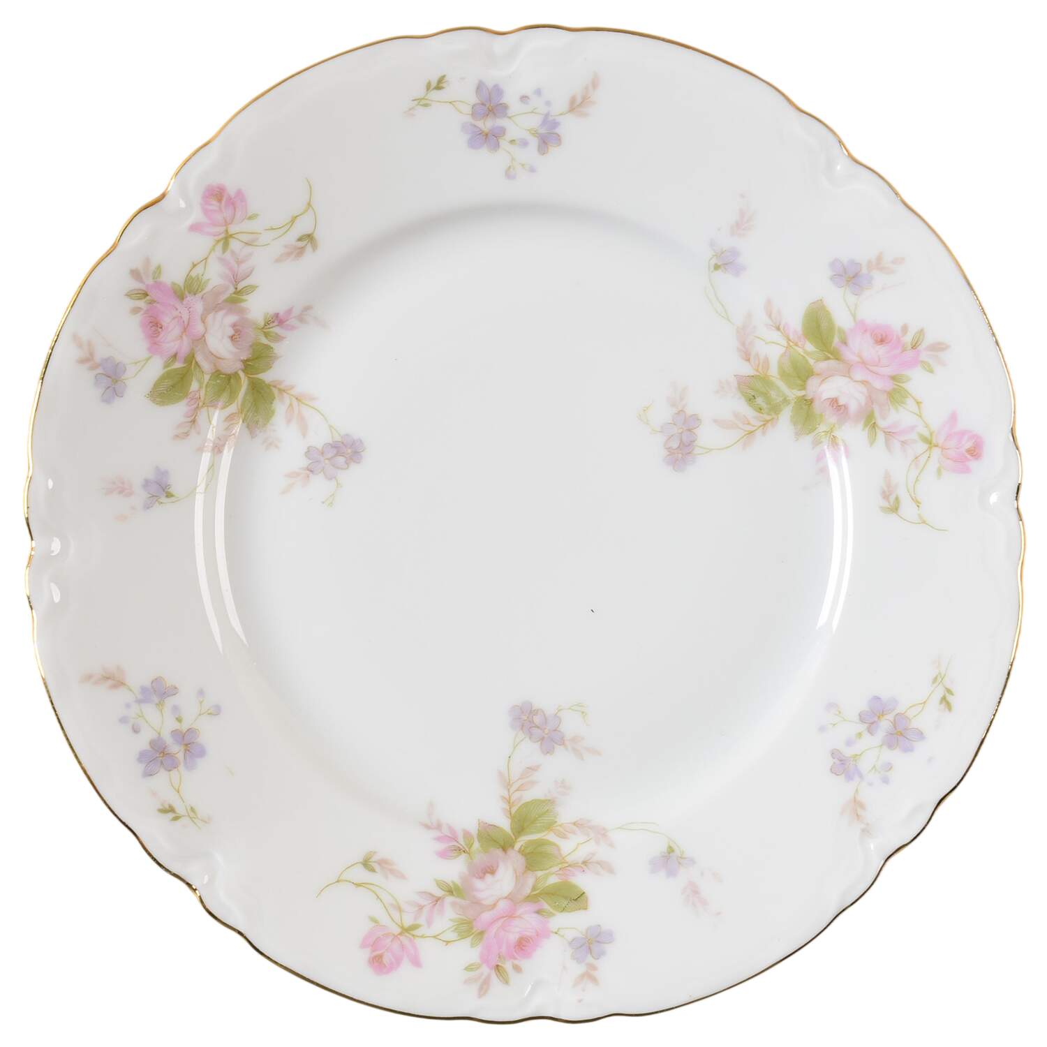 Moss Rose Bread & Butter Plate by Thun-1