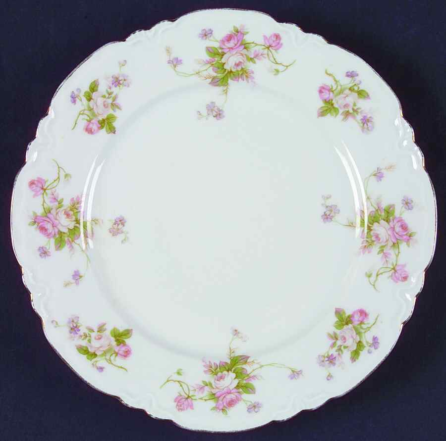 Moss Rose Salad Plate by Thun-1