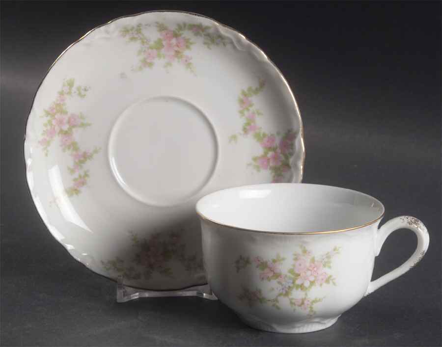 Normandie Flat Cup & Saucer Set by Thun-1