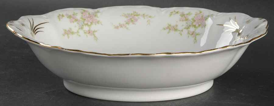 Normandie 10" Oval Vegetable Bowl by Thun-1