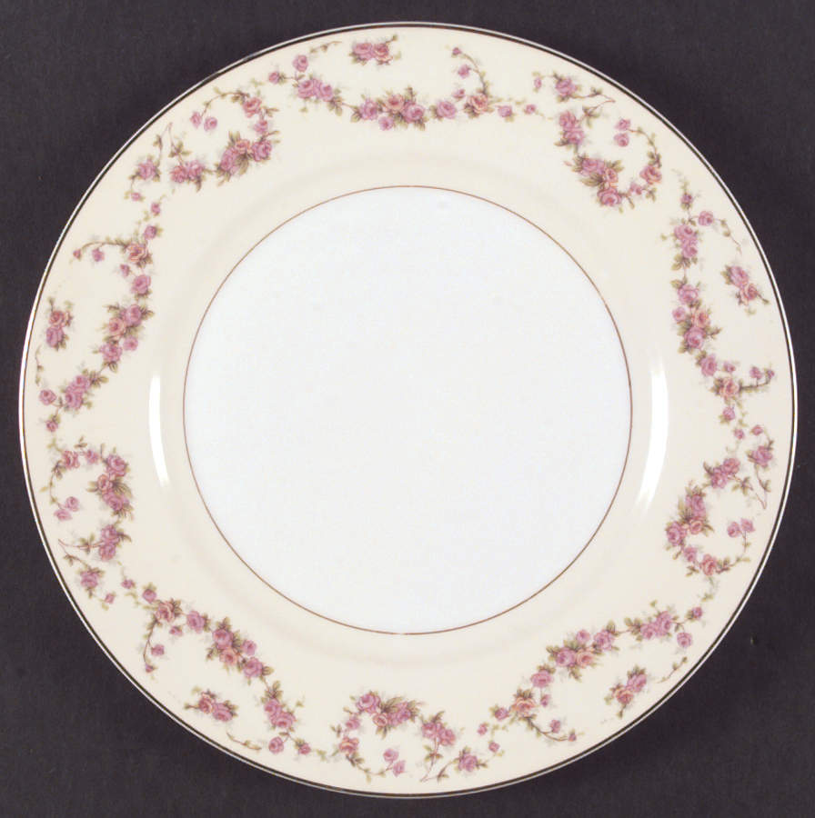 Rosemary (Small Pink Roses) Dinner Plate by Thun-1