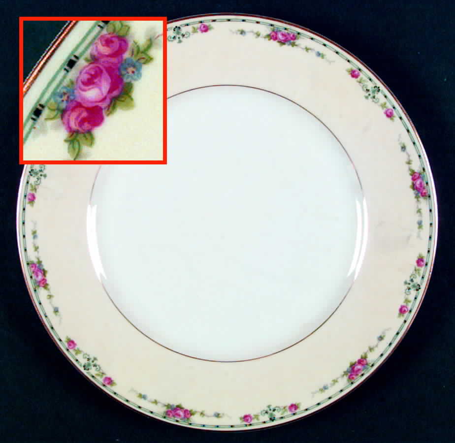 Rosewreath Dinner Plate by Thun-1
