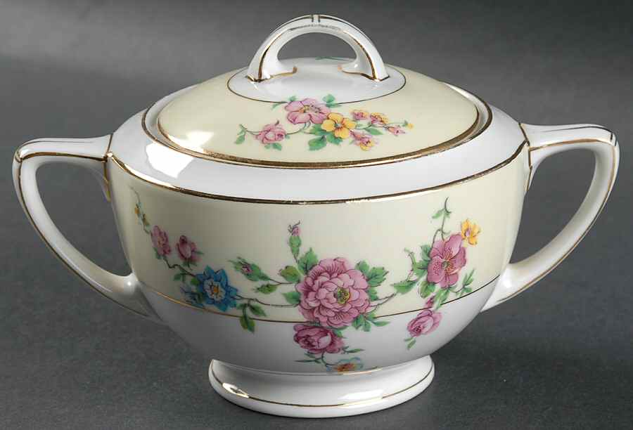Sanlo Sugar Bowl & Lid by Thun-1