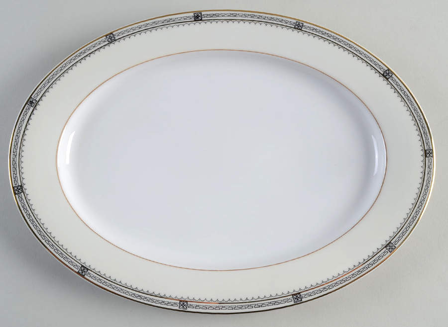 Sparta 12" Oval Serving Platter by Thun-1