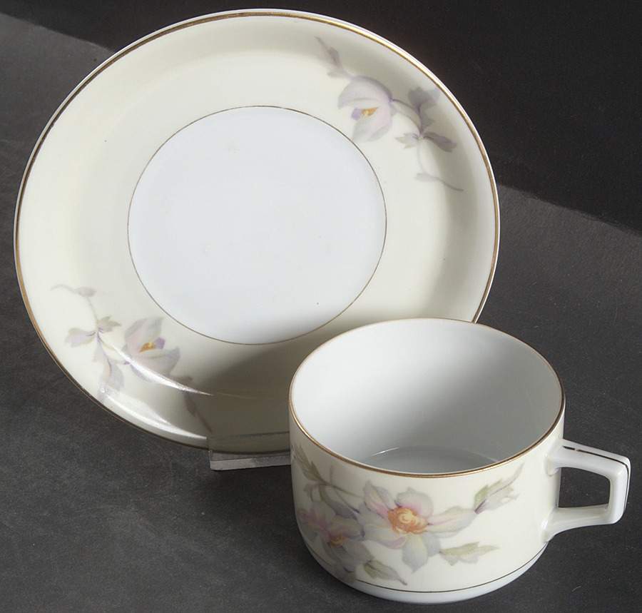 17714 Flat Cup & Saucer Set by Thun-1