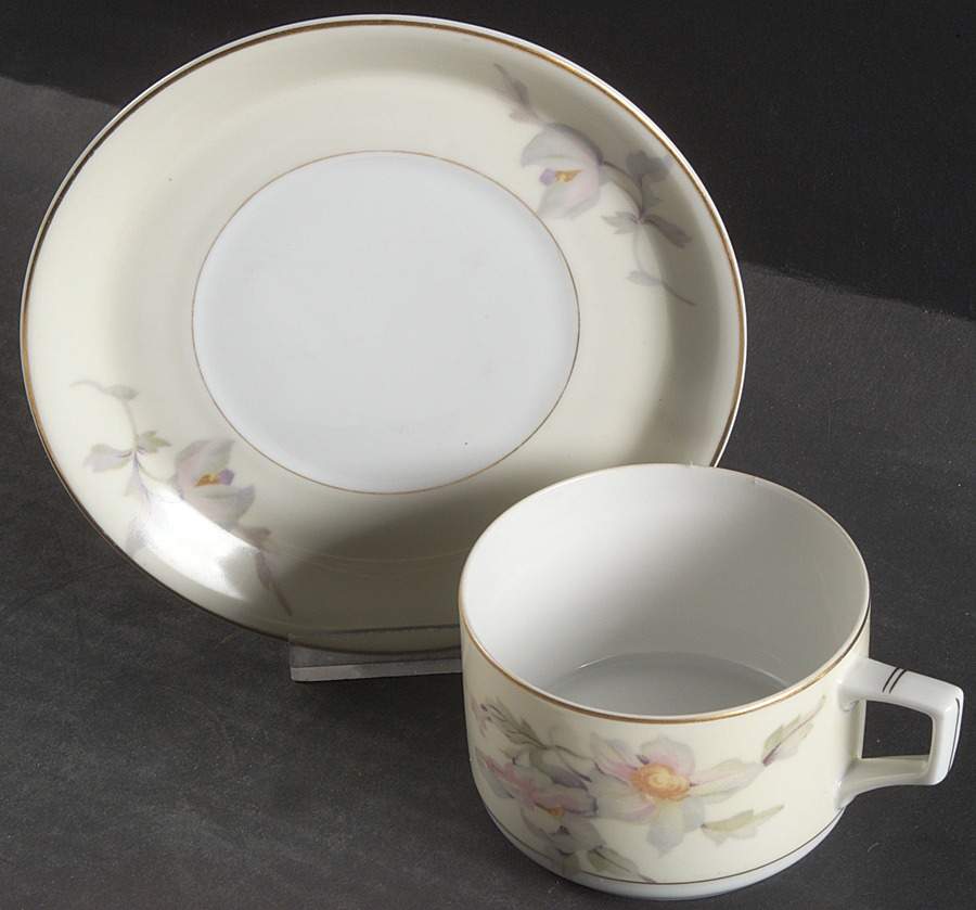 17714 Flat Cup & Saucer Set by Thun-1