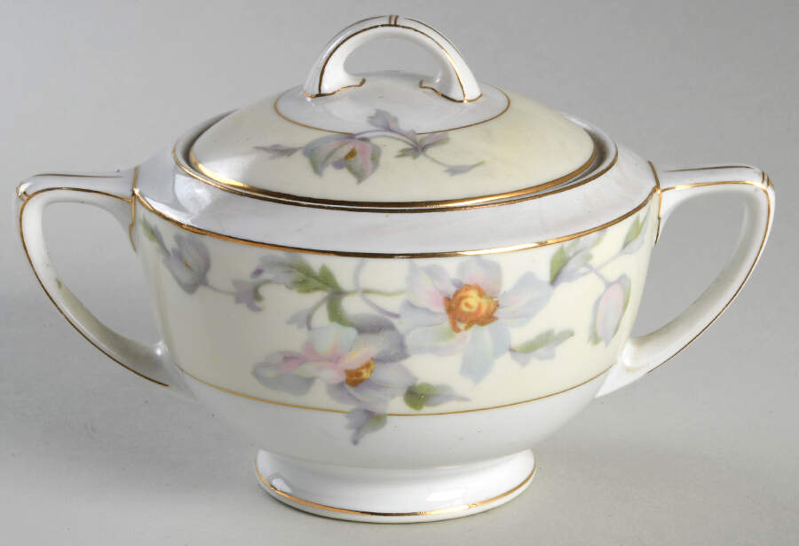 17714 Sugar Bowl & Lid by Thun-1