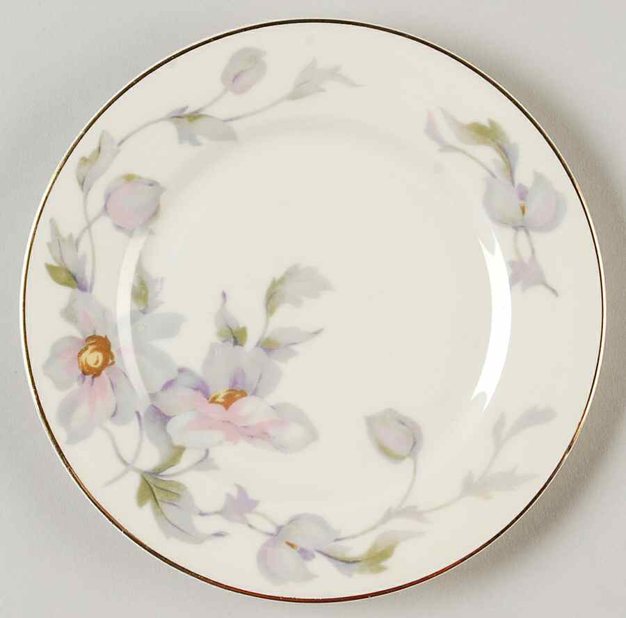 THU4 (CREAM BKGD) Bread & Butter Plate by Thun-1