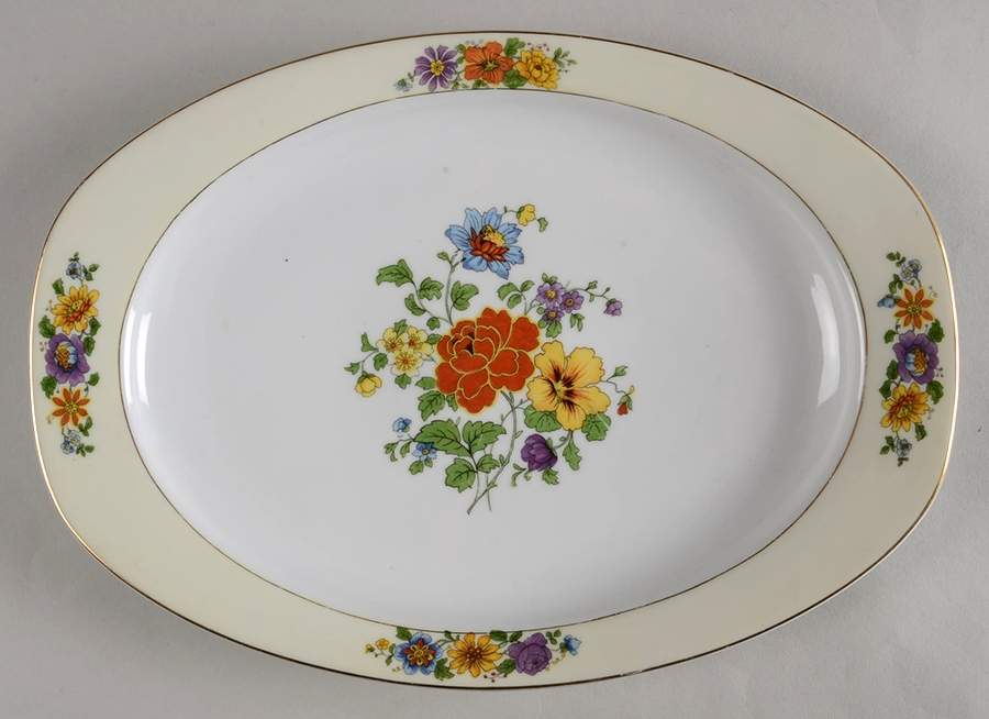 THU71 11" Oval Serving Platter by Thun-1
