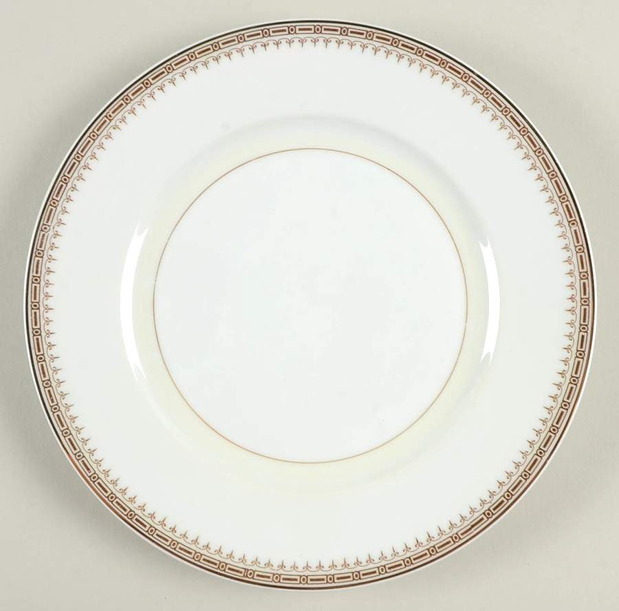 Virginia (Geometric Band) Dessert/Pie Plate by Thun-1