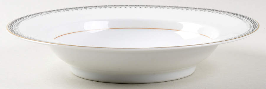 Virginia (Geometric Band) Rim Soup Bowl by Thun-1