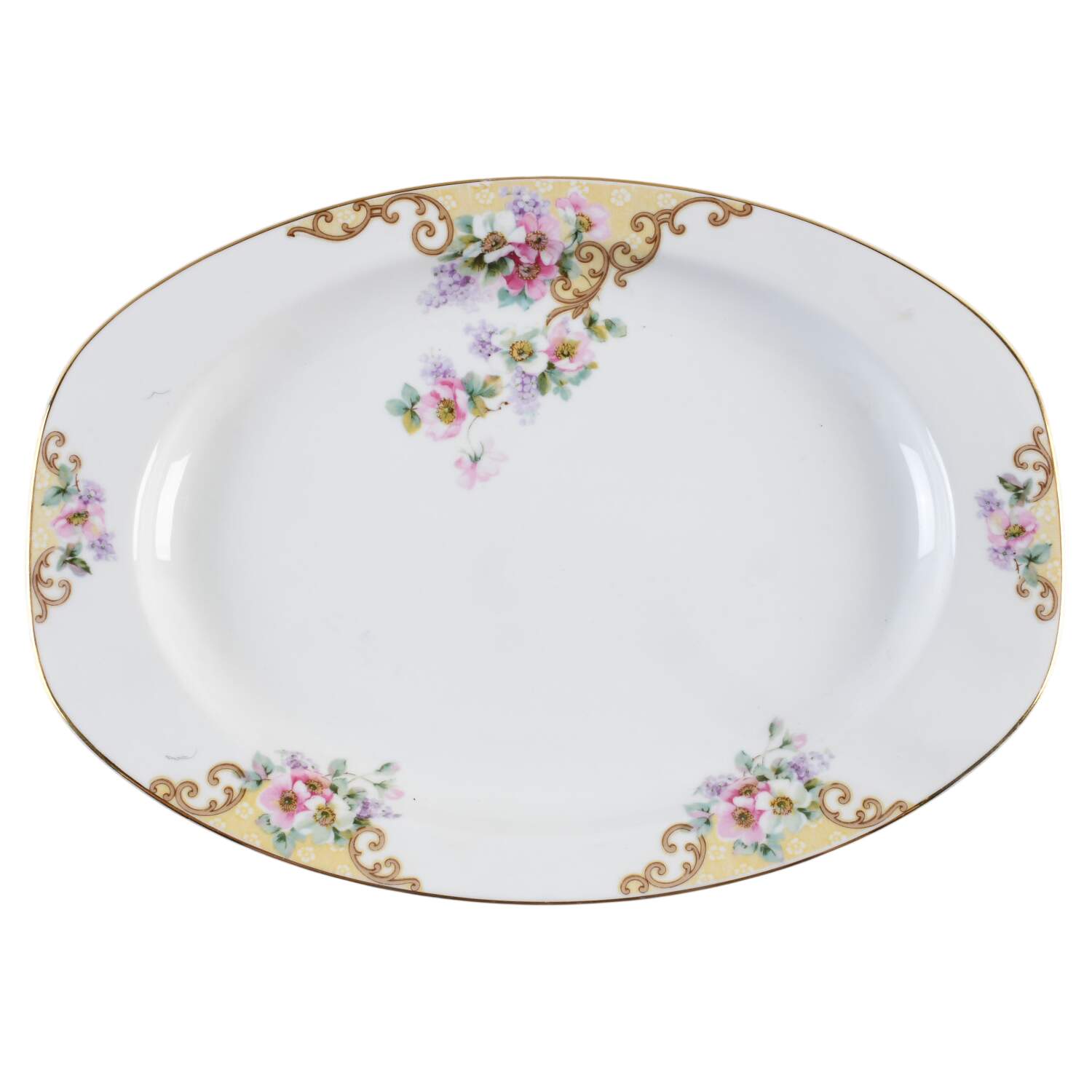 Windemere (Multi Sided) 13" Oval Serving Platter by Thun-1