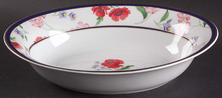 American Garden (France) 9" Oval Vegetable Bowl by Tiffany-1