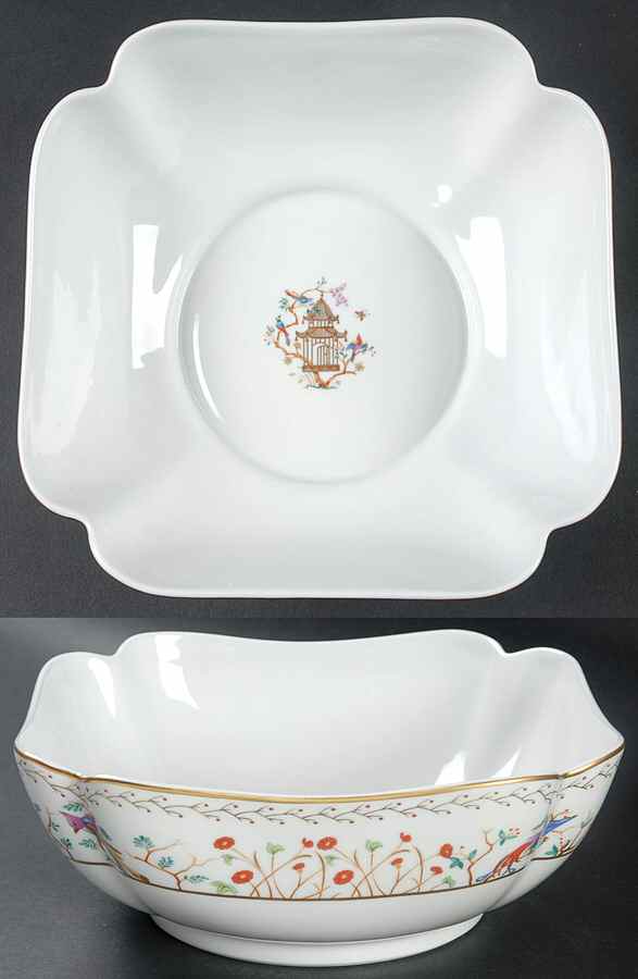 Audubon 8" Square Vegetable Bowl by Tiffany-1