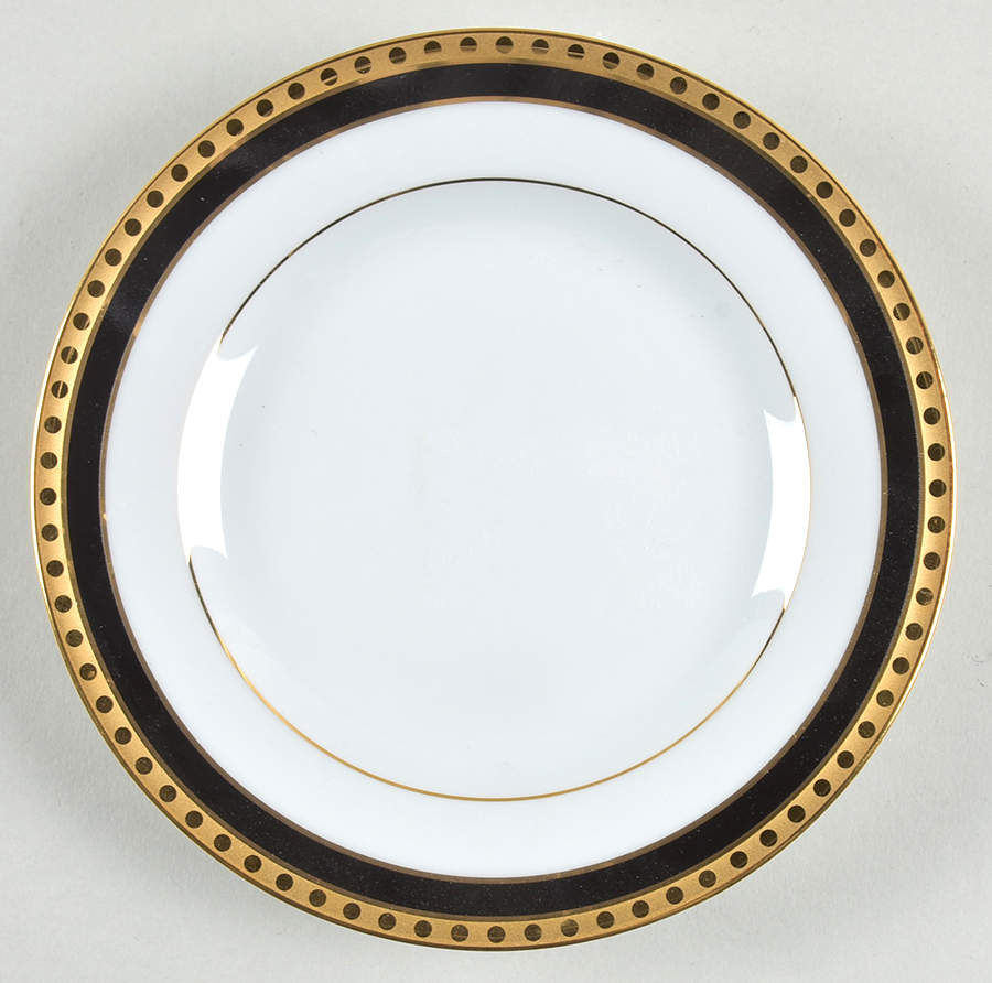 Black Band Bread & Butter Plate by Tiffany-1