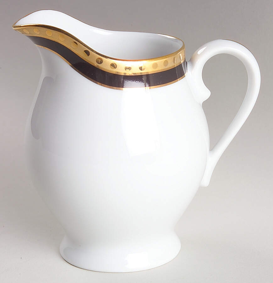 Black Band Creamer by Tiffany-1