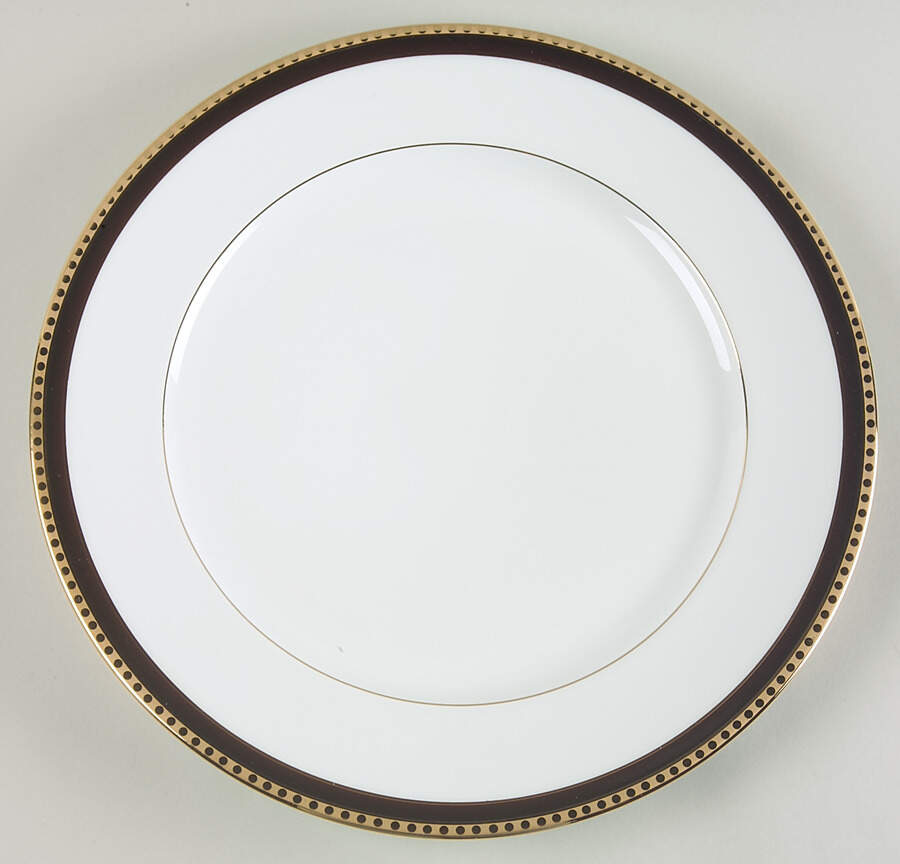 Black Band 12" Chop Plate (Round Platter) by Tiffany-1