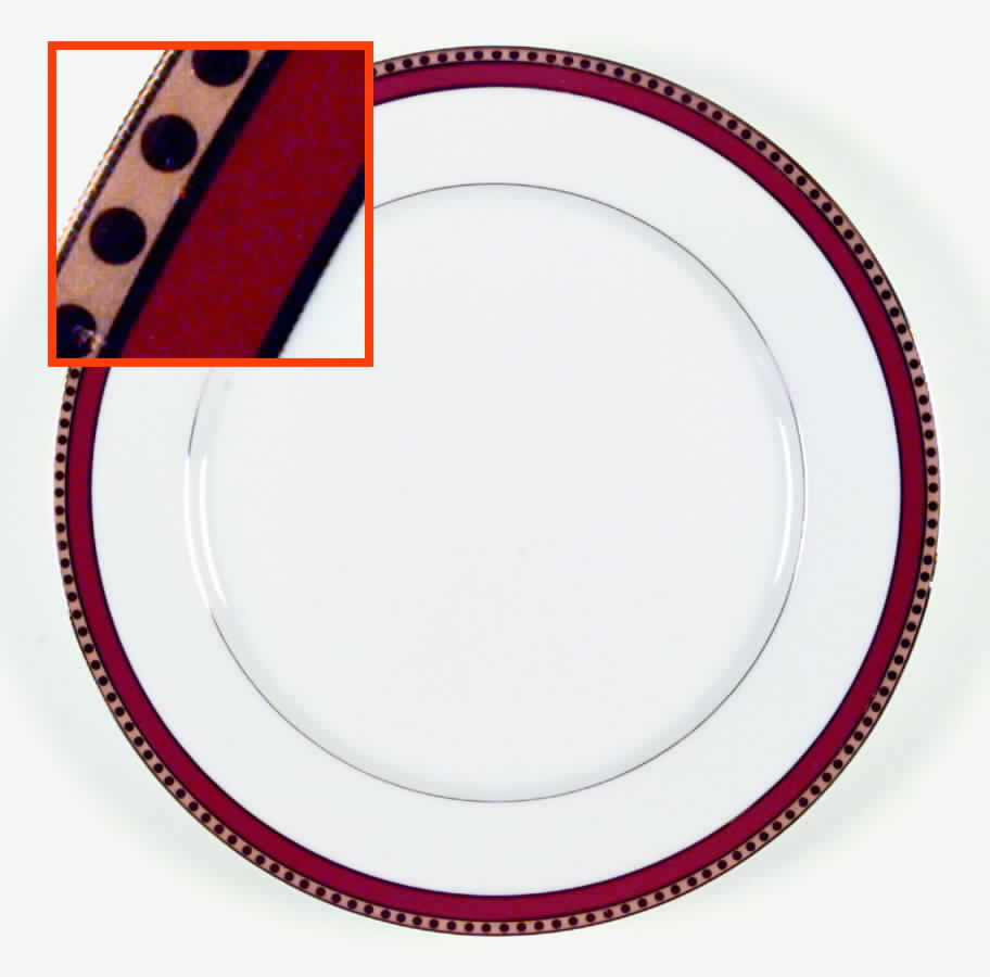 Rust Band Dinner Plate by Tiffany-1