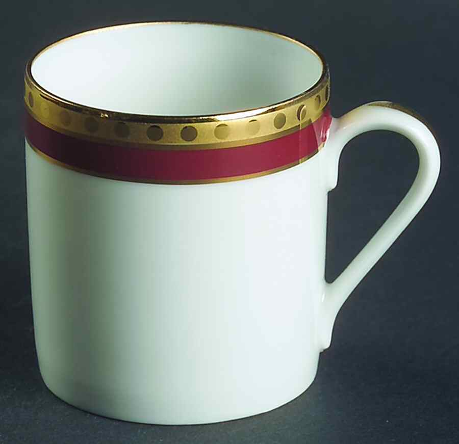 Rust Band Flat Demitasse Cup by Tiffany-1