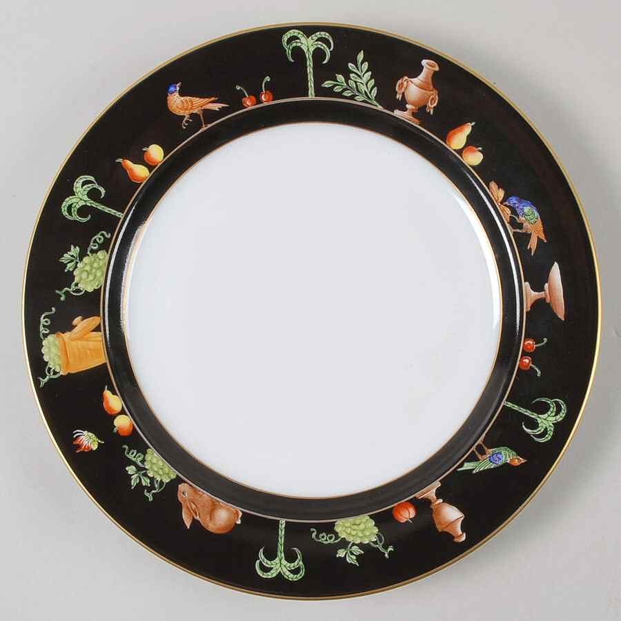 Black Shoulder 10" Decorative Plate "NOT FOR FOOD CONSUMPTION" by Tiffany-1