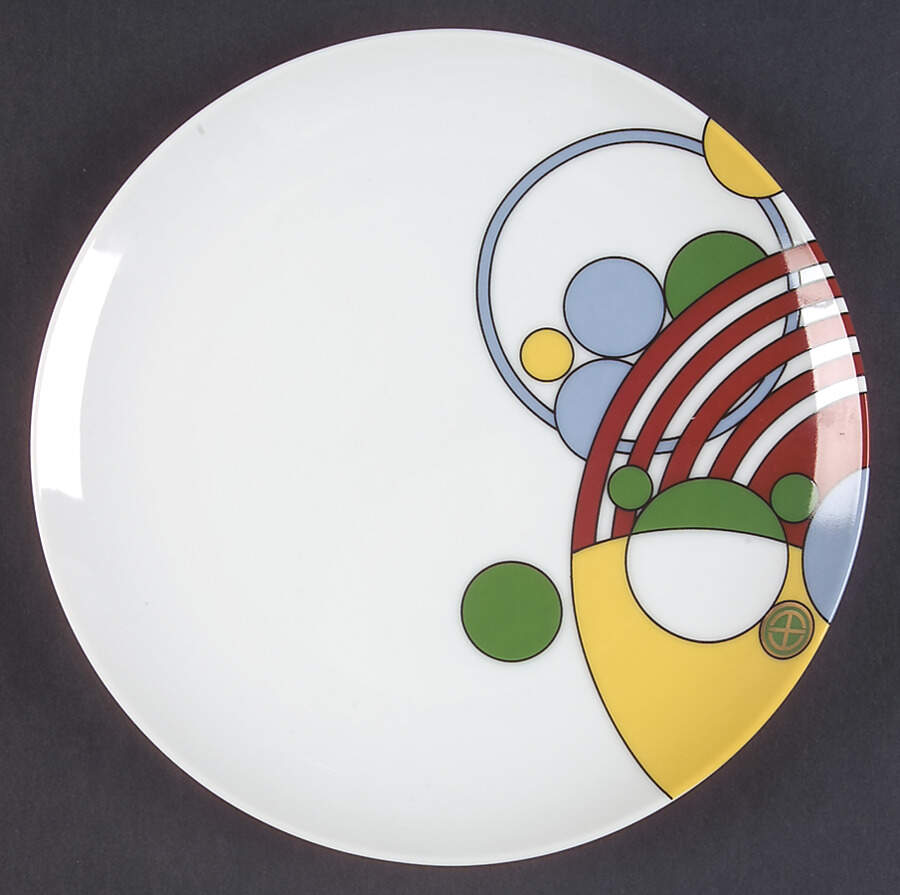 Cabaret Salad/Dessert Plate by Tiffany-1