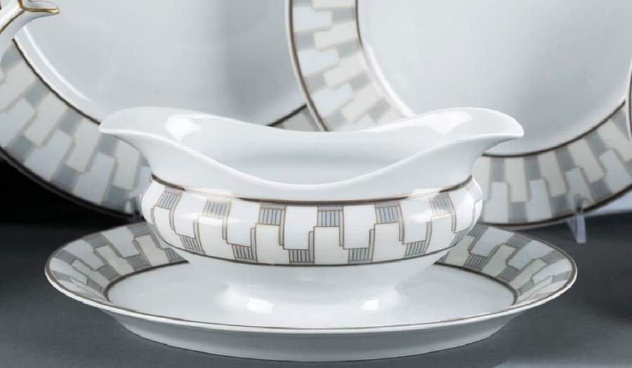 Century Gravy Boat with Attached Underplate by Tiffany-1