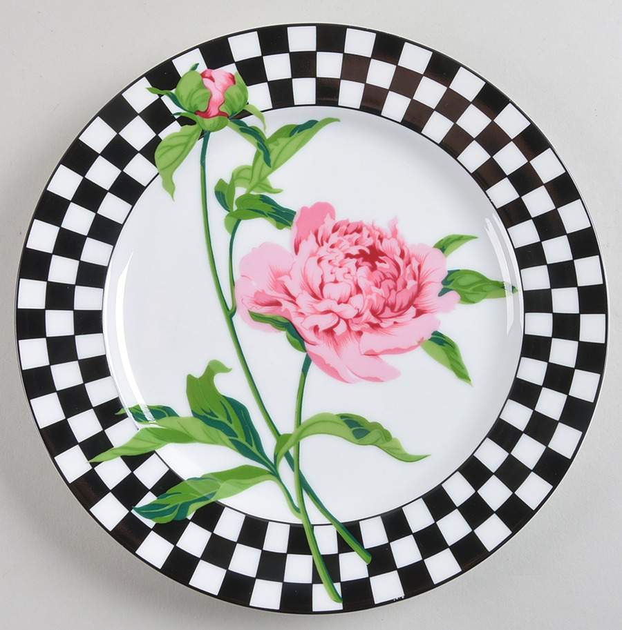 Checkerboard Luncheon Plate by Tiffany-1