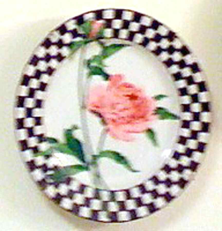 Checkerboard Dinner Plate by Tiffany-1