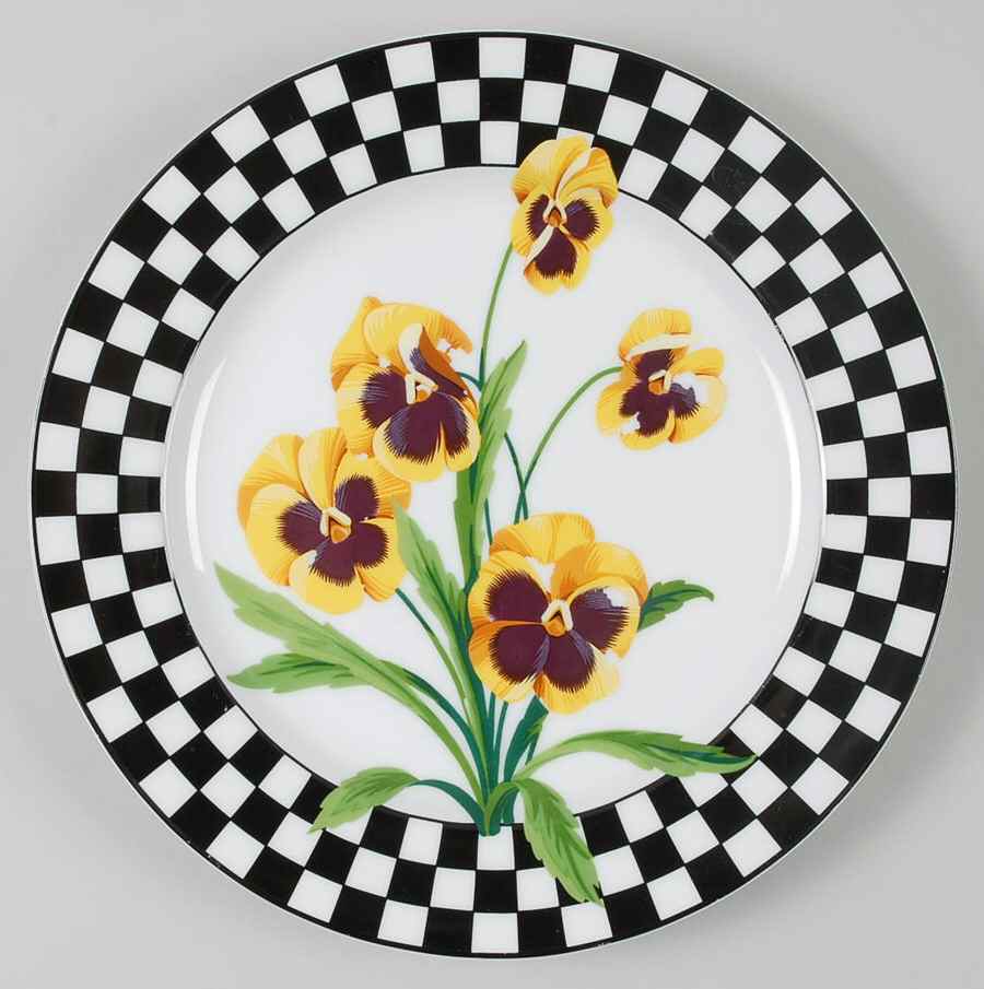 Checkerboard Luncheon Plate by Tiffany-1