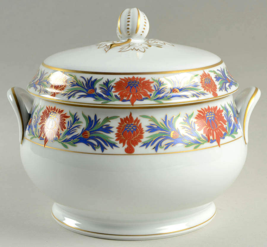 Chrysanthemum Tureen &  Lid by Tiffany-1