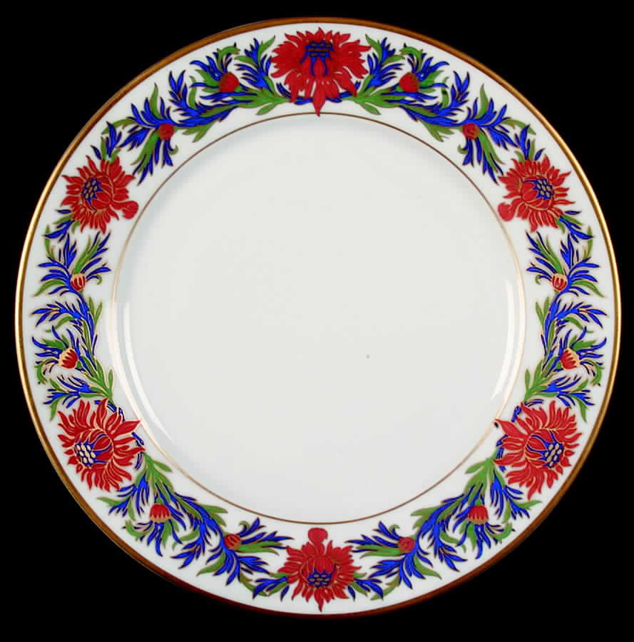 Chrysanthemum Salad/Dessert Plate by Tiffany-1