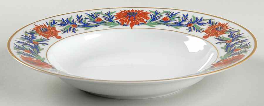 Chrysanthemum Rim Soup Bowl by Tiffany-1