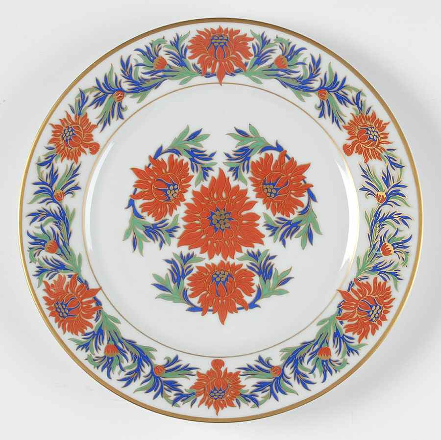 Chrysanthemum Salad/Dessert Plate by Tiffany-1