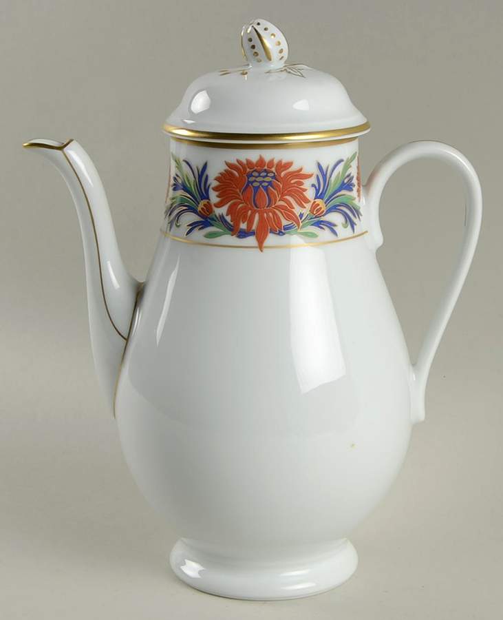 Chrysanthemum Coffee Pot & Lid by Tiffany-1