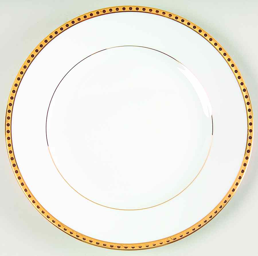 Gold Band Salad/Dessert Plate by Tiffany-1