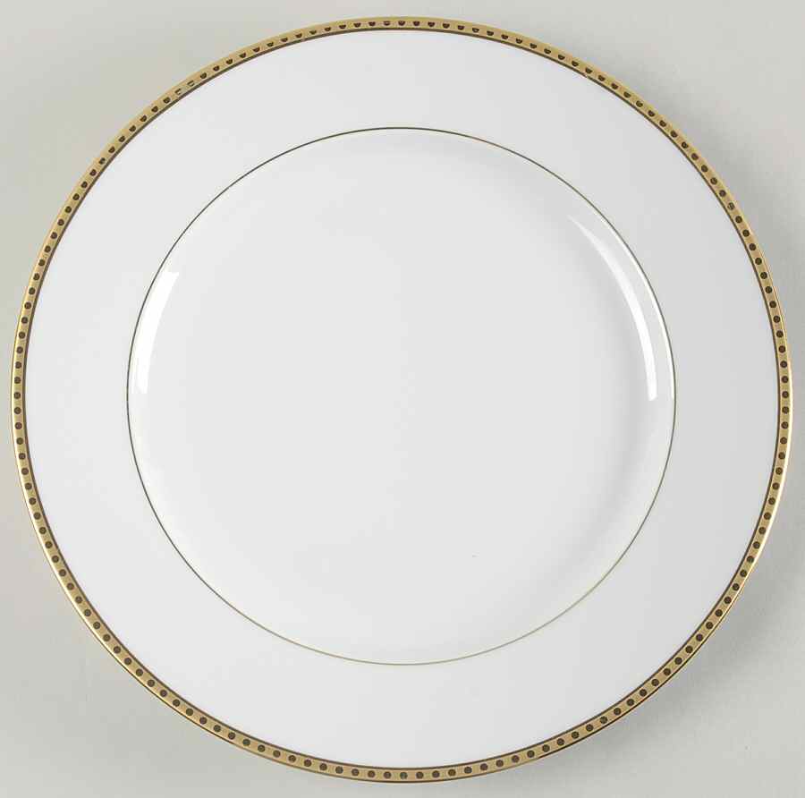 Gold Band Service Plate (Charger) by Tiffany-1