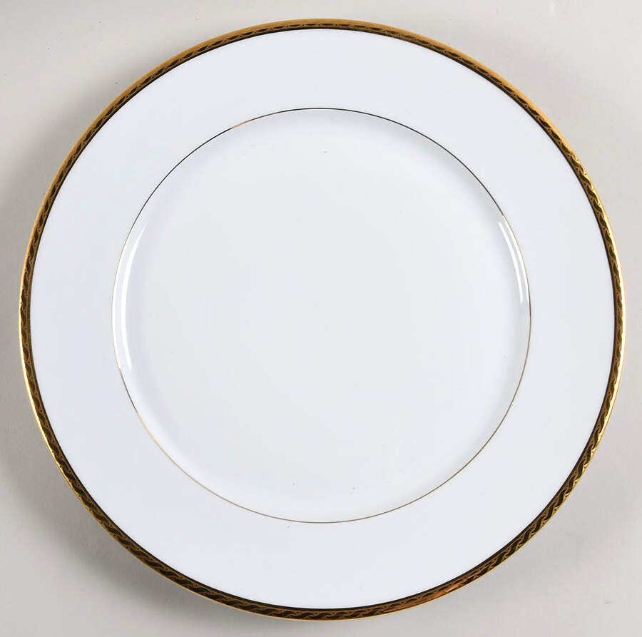 Gold Band D'Or Service Plate (Charger) by Tiffany-1