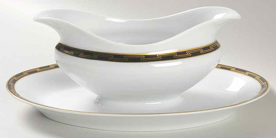 Hampton Gravy Boat with Attached Underplate by Tiffany-1